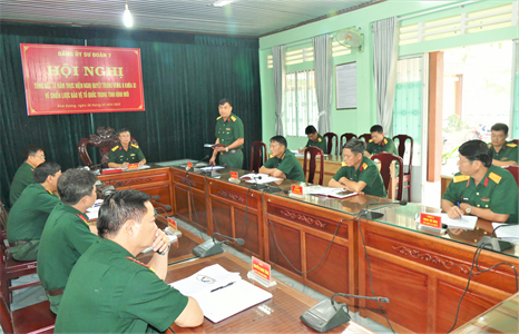 Đảng ủy Sư đoàn 7 tổng kết 10 năm thực hiện Nghị quyết Trung ương 8 khóa XI