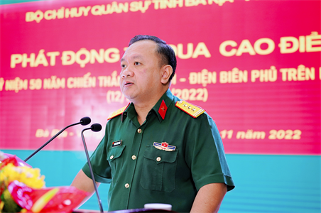 Bộ CHQS tỉnh Bà Rịa - Vũng Tàu phát động đợt thi đua cao điểm “50 ngày thi đua lập công quyết thắng”
