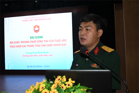 Bộ Tham mưu Quân khu 7 tập huấn công tác Tham mưu - Hậu cần năm 2023