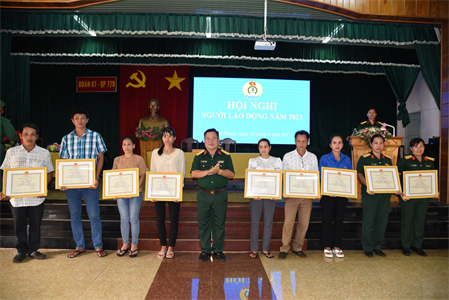 Đoàn KT-QP778 ký kết Thỏa ước với người lao động năm 2023