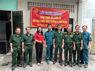 Bình Thạnh: Khởi công sửa chữa Nhà tình nghĩa quân - dân