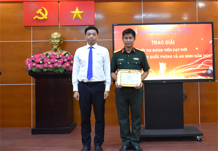 Bế mạc Hội thi giảng viên dạy giỏi môn học Giáo dục quốc phòng và an ninh