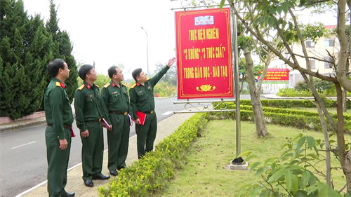 Học viện Lục quân với “3 khâu đột phá” nâng cao chất lượng giáo dục
đào tạo