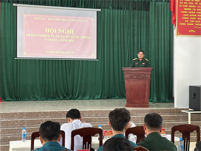 Thị xã Chơn Thành triển khai nhiệm vụ quân sự quốc phòng quý 4