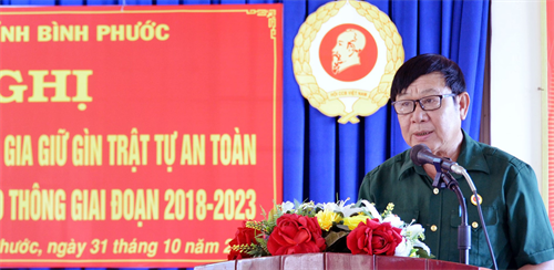 Tỉnh Bình Phước tổng kết 5 năm “Cựu chiến binh tham gia giữ gìn trật tự an toàn giao thông và xây dựng văn hóa giao thông”