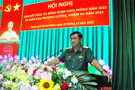 Bộ Tư lệnh TPHCM tổng kết công tác đóng quân canh phòng năm 2023