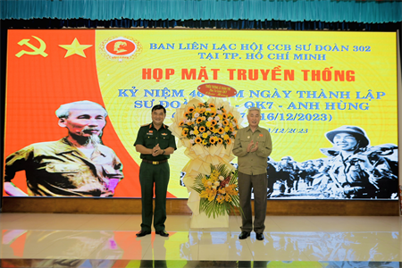 ​Ban liên lạc Hội Cựu chiến binh Sư đoàn 302 họp mặt truyền thống