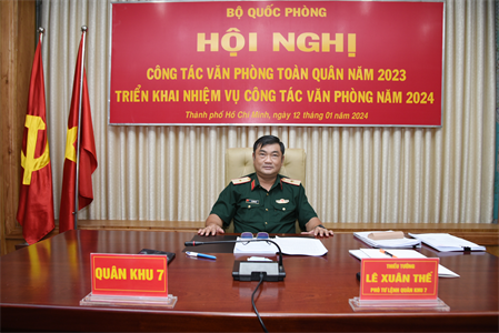 Hội nghị công tác Văn phòng toàn quân năm 2023