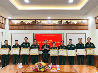 Tòa án quân sự Quân khu 7 tổ chức hội nghị triển khai nhiệm vụ năm 2024
