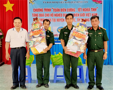 Quận Bình Tân tổ chức chương trình “Xuân biên cương - Tết nghĩa tình” tại tỉnh Long An