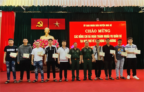 Huyện Nhà Bè: Họp mặt quân nhân thành nghĩa vụ quân sự trở về địa phương