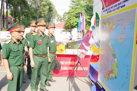 Lữ đoàn 23: Hội thi mô hình học cụ, vật chất huấn luyện