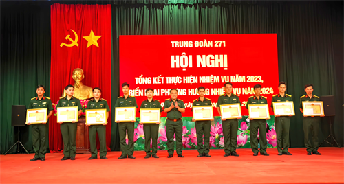 Trung đoàn 271, Sư đoàn 5 chủ động, sáng tạo thực hiện tốt Phong trào Thi đua Quyết thắng