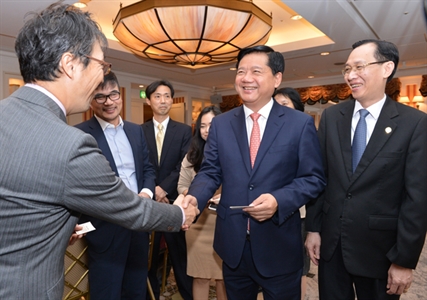 Bí thư Thành ủy TPHCM Đinh La Thăng: TPHCM luôn đồng hành cùng các nhà đầu tư nước ngoài