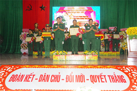 Thi đua quyết thắng là biểu thị ý chí, niềm tin và quyết tâm của cán bộ, chiến sĩ Trung đoàn 5