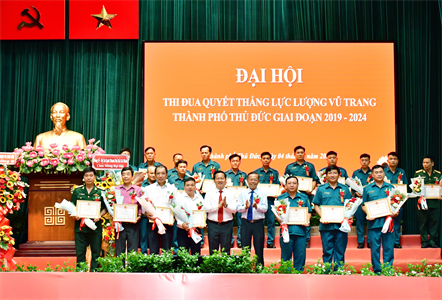 Đại hội Thi đua Quyết thắng LLVT thành phố Thủ Đức giai đoạn 2019-2024