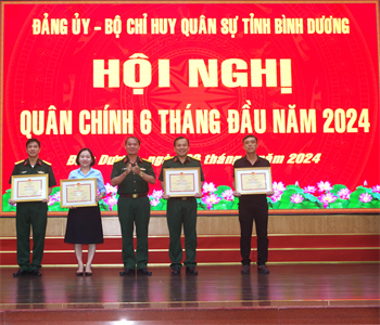 Tỉnh Bình Dương hoàn thành nhiệm vụ quân sự, quốc phòng 6 tháng đầu năm 2024