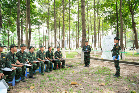 Hiệu quả từ mô hình “Lớp học tự quản” ở Trường Quân sự Quân khu