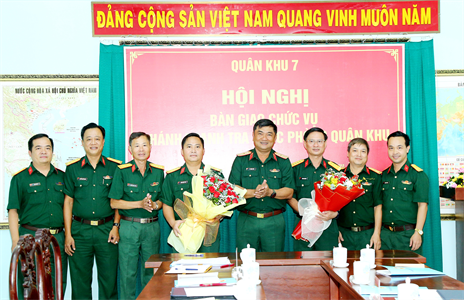 Thanh tra Quốc phòng Quân khu 7 kính báo