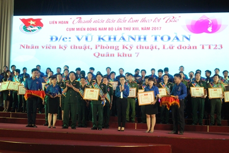 Liên hoan “Thanh niên tiên tiến làm theo lời Bác” cụm miền Đông Nam bộ lần thứ XIII năm 2017