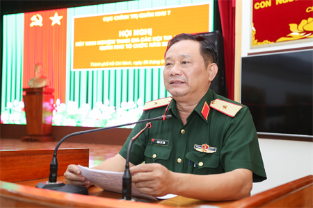 Cục Chính trị Quân khu tổ chức Hội nghị rút kinh nghiệm tham gia các hội thi, liên hoan Quân khu tổ chức năm 2024