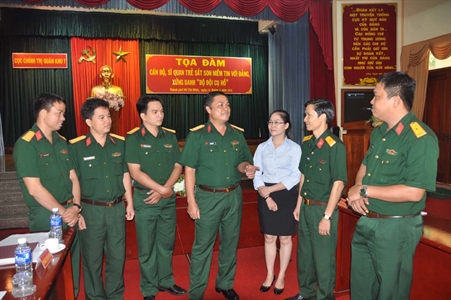 Dấu ấn 5 năm thực hiện Chỉ thị 03 ở Đảng bộ Cục Chính trị Quân khu
​Kỳ 1: CHẶT CHẼ, CỤ THỂ Ở TỪNG CHI BỘ