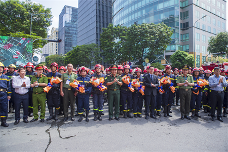 Thành phố Hồ Chí Minh diễn tập phương án chữa cháy và cứu nạn, cứu hộ cấp Thành phố năm 2024