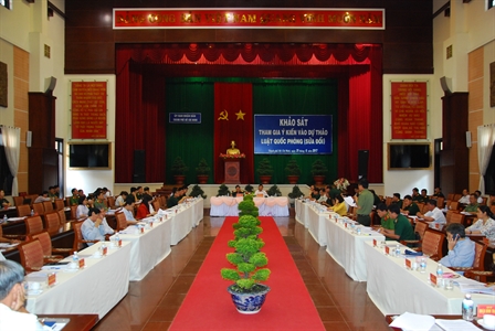 Ủy ban nhân dân TP.HCM: Đóng góp ý kiến Dự thảo Luật quốc phòng (sửa đổi)
