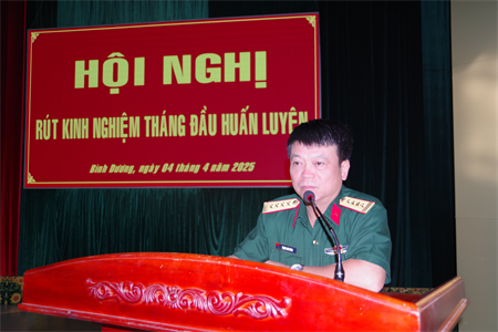 Sư đoàn 7 rút kinh nghiệm tháng đầu huấn luyện năm 2025