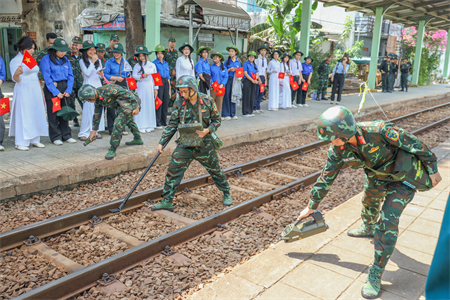 Đảm bảo an toàn CBRN tại ga Biên Hòa