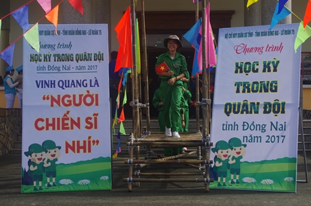 Đồng Nai: Khai mạc chương trình “Học kỳ trong Quân đội”