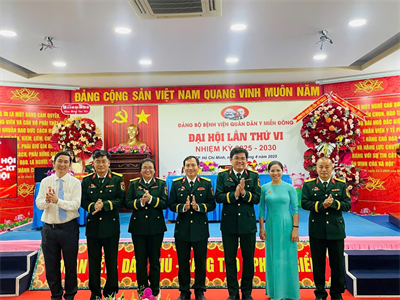 Bệnh viện Quân Dân y Miền Đông tổ chức thành công Đại hội Đảng bộ nhiệm kỳ 2025-2030