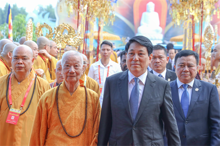 Chủ tịch nước Lương Cường dự khai mạc Đại lễ Phật đản Vesak Liên hợp quốc 2025