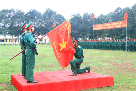 Các chiến sĩ mới xứng đáng với truyền thống Trung đoàn 88 anh hùng