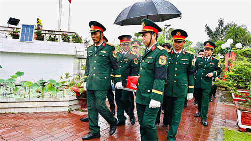 ​Huyện Bến Lức, tỉnh Long An truy điệu, an táng hài cốt liệt sĩ
