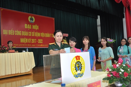 Công đoàn Bệnh viện Quân y 7A đại hội nhiệm kỳ 2017 – 2022
