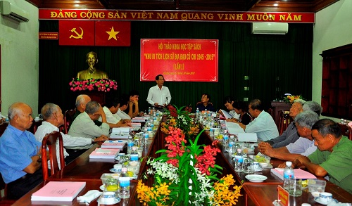 Hội thảo khoa học tập sách "Khu Di tích lịch sử Địa đạo Củ Chi 1945 - 2015"