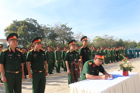 Bộ CHQS tỉnh Bà Rịa – Vũng Tàu tổng kết phong trào thi đua quyết thắng Cụm huyện, thành phố