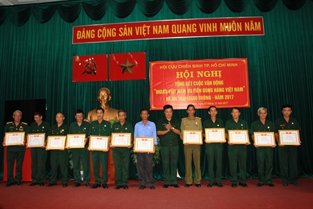 Hội Cựu chiến binh thành phố Hồ Chí Minh tổ chức hội nghị tổng kết cuộc vận động “Người Việt Nam ưu tiên dùng hàng Việt Nam” và An toàn giao thông năm 2017