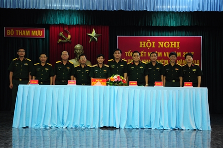 Bộ Tham mưu Quân khu đột phá đi vào chiều sâu vững chắc công tác quốc phòng địa phương năm 2018.