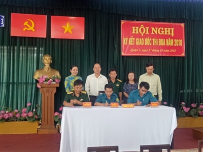 Lực lượng vũ trang quận 3: Cụ thể hóa các giải pháp trong phong trào thi đua quyết thắng