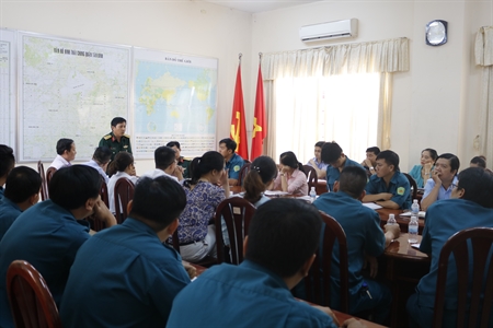 Quận Tân Bình: Tập huấn quy trình xử phạt vi phạm hành chính trong lĩnh vực quốc phòng, cơ yếu