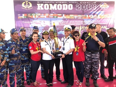 Diễn tập Hải quân đa phương KOMODO 2018 - Đoàn Việt Nam tham gia các chương trình y tế cộng đồng, công binh dân sự