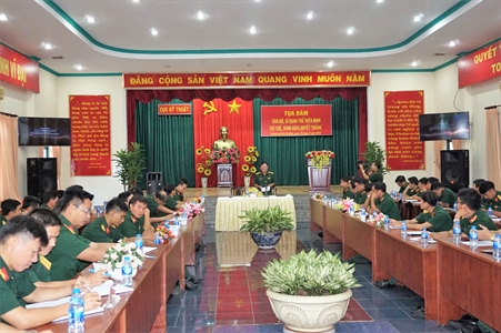 Cục Kỹ thuật Quân khu: Tọa đàm sĩ quan trẻ năm 2018