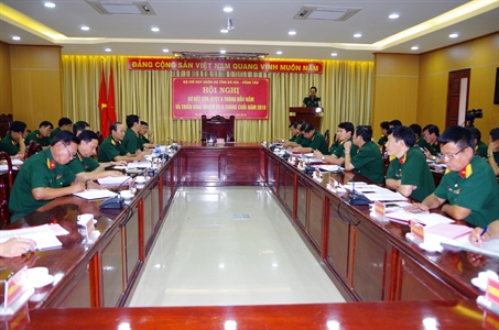 Bộ CHQS tỉnh Bà Rịa – Vũng Tàu: Sơ kết hoạt động CTĐ, CTCT 6 tháng đầu năm 2018