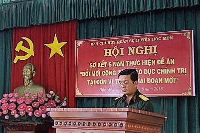 LLVT huyện Hóc Môn, Thành phố Hồ Chí Minh đổi mới công tác giáo dục chính trị