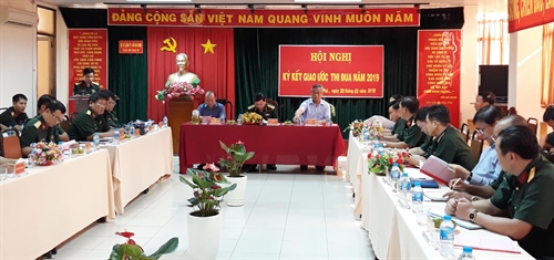 ​Cụm thi đua 4, Bộ tư lệnh TP Hồ Chí Minh: Ký kết giao ước thi đua năm 2019
