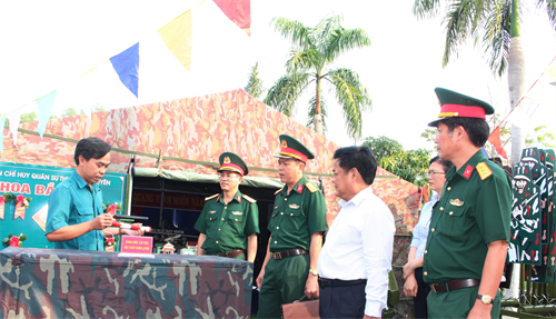 Huyện Bàu Bàng hội thi sáng kiến, cải tiến mô hình học cụ, giáo án huấn luyện năm 2024