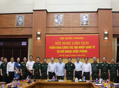 Tăng cường phối hợp triển khai công tác hội nhập quốc tế và đối ngoại quốc phòng