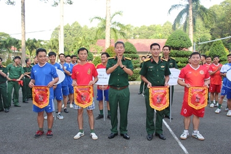 Cụm thi đua 1, Cục Chính trị thi đấu thể thao chào mừng ngày thành lập QĐND Việt Nam